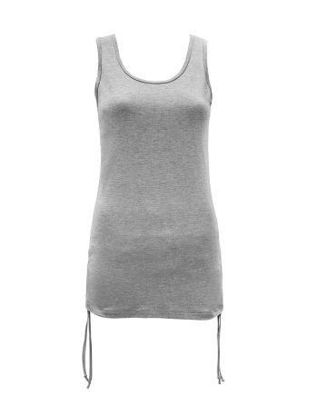 b.well damen Yoga Kleidung: Damen Longtop mit Raffung